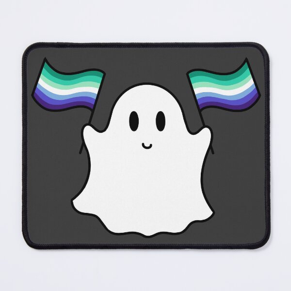 Item preview, Ghost gay pride flag designed and sold by DoesArtAndStuff.
