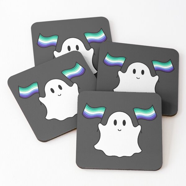 Item preview, Ghost gay pride flag  designed and sold by DoesArtAndStuff.