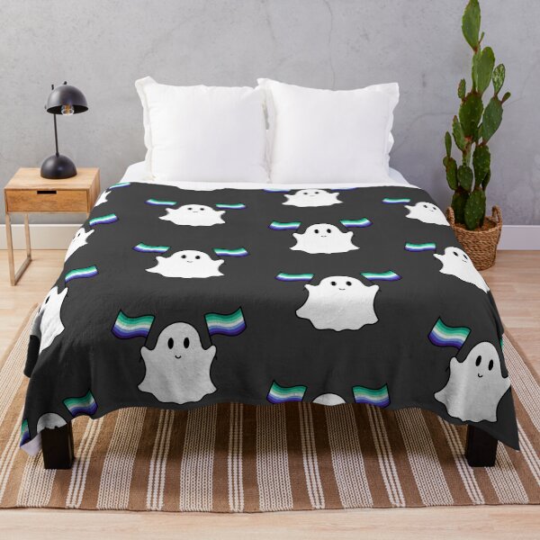 Item preview, Ghost gay pride flag  designed and sold by DoesArtAndStuff.