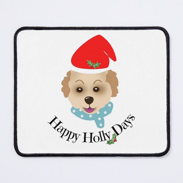 Item preview, Happy holly days dog lovers designed and sold by designInk.