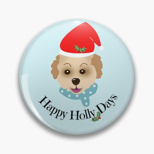 Item preview, Happy holly days dog lovers designed and sold by designInk.