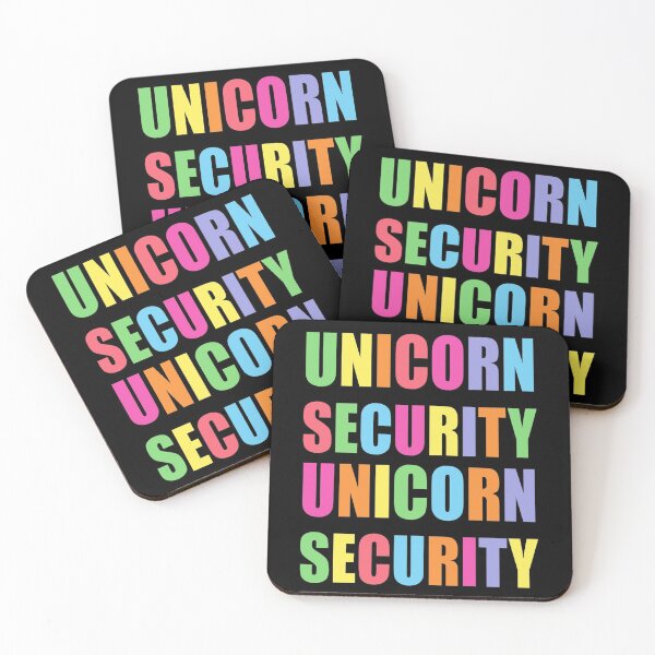 Item preview, Halloween Unicorn Security  Dad Mom Daughter Adult Costume, Unicorn Security  designed and sold by coatstar.
