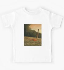 OCTOBER IN THE SOUTH, Acrylic Painting, for, prints and products Kids Tee