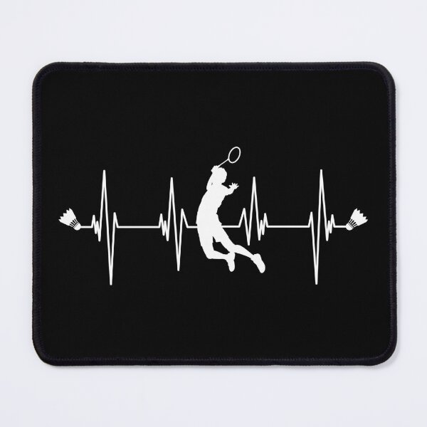 Item preview, Badminton Lover Heartbeat designed and sold by playloud.