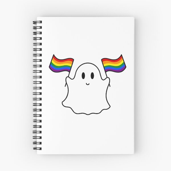 Item preview, Ghost lgbtq+ pride flag  designed and sold by DoesArtAndStuff.