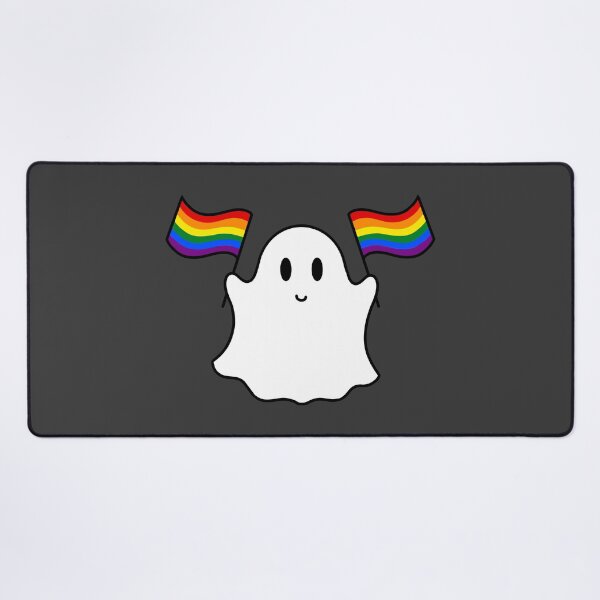 Item preview, Ghost lgbtq+ pride flag designed and sold by DoesArtAndStuff.