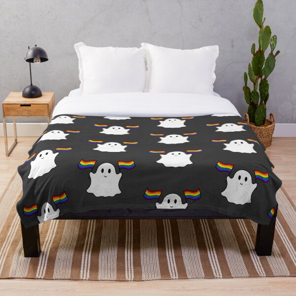 Artikelvorschau, Ghost lgbtq+ Stolzflagge entworfen und verkauft von DoesArtAndStuff.