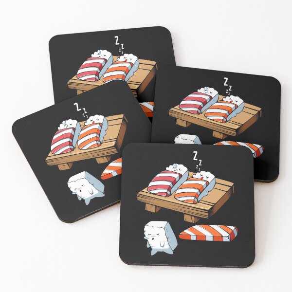Item preview, Funny Sleep Walking Sushi Japanese Sashimi Nigiri Foodie designed and sold by CQCankdesign.