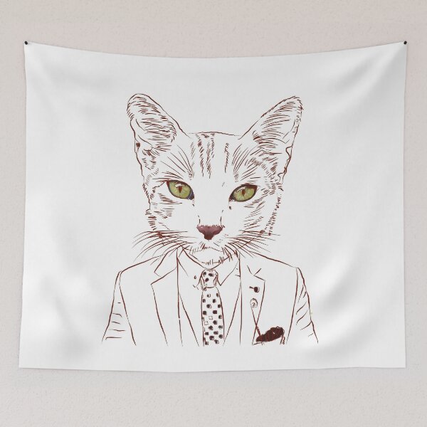Item preview, Cat eyes in a suit designed and sold by tqueen.