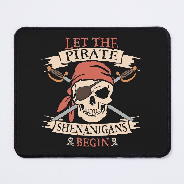 Item preview, Let The Pirate Shenanigans Begin Skull Vintage Pirate Skeleton Halloween Costume designed and sold by alenaz.