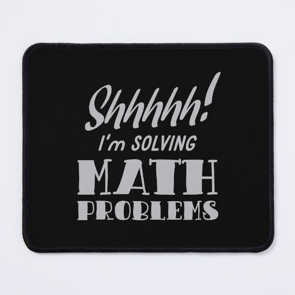 Item preview, Shhh! I'm solving MATH PROBLEMS designed and sold by jazzydevil.