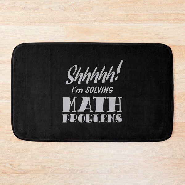 Item preview, Shhh! I'm solving MATH PROBLEMS designed and sold by jazzydevil.