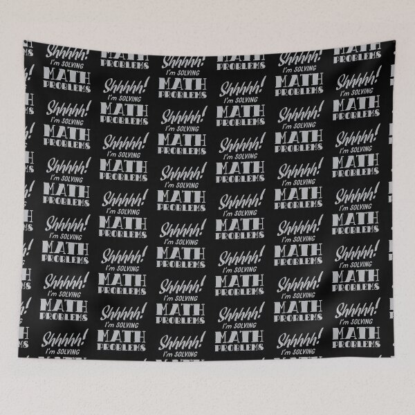Item preview, Shhh! I'm solving MATH PROBLEMS designed and sold by jazzydevil.