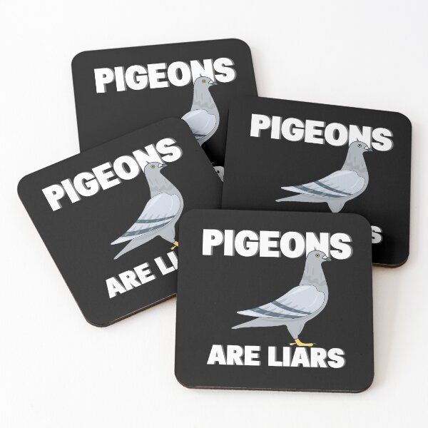 Item preview, Pigeons Are Liars - Birds Are Not Real Classic T-Shirt designed and sold by SugarrMonkey.