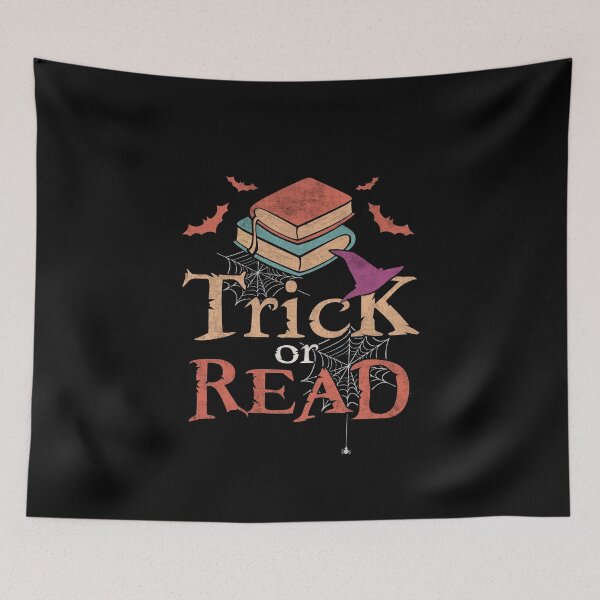 Item preview, Librarian Trick or Read Funny Halloween Pun for Book Lover Bookworm Vintage Spooky Art designed and sold by alenaz.