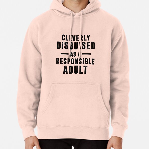 Cleverly Disguised As A Responsible Adult - Funny Quote T-Shirt Heather Prism Lilac / 2XL