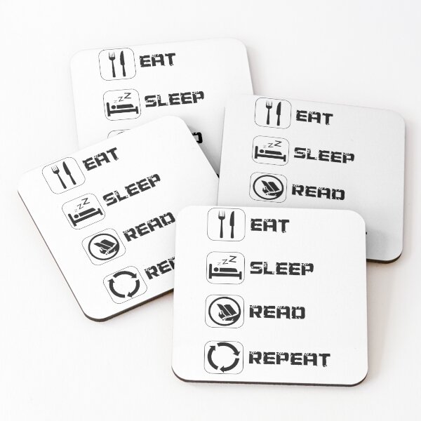 Item preview, Eat Sleep Read Repeat designed and sold by classy-shop.