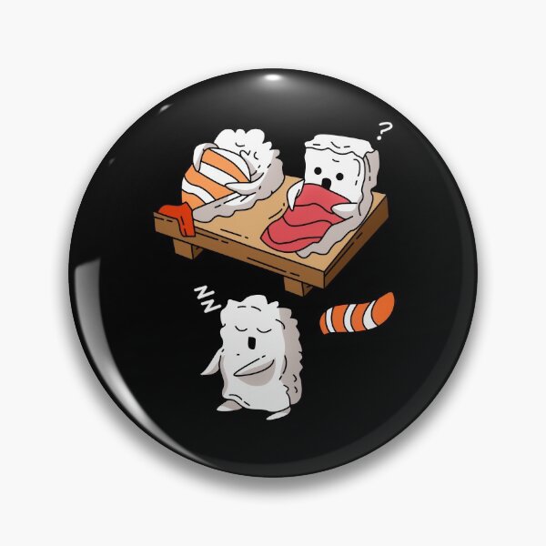 Item preview, Funny Sleepwalking Sushi Japanese Foodie designed and sold by CQCankdesign.