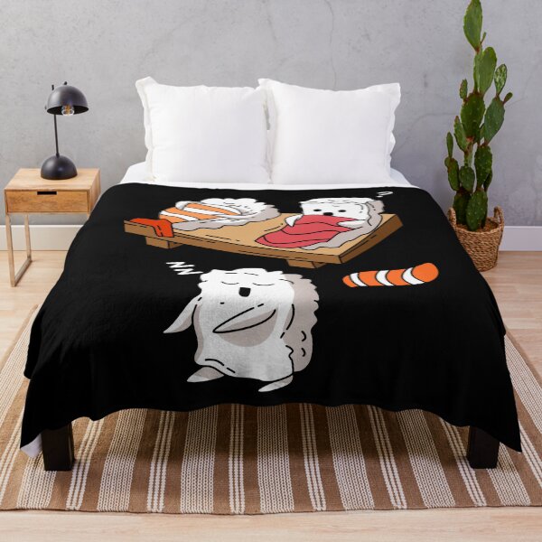 Item preview, Funny Sleepwalking Sushi Japanese Foodie designed and sold by CQCankdesign.