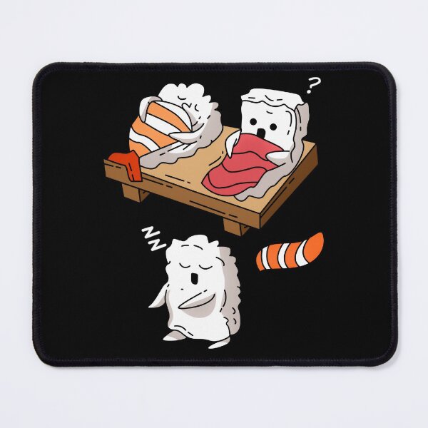 Item preview, Funny Sleepwalking Sushi Japanese Foodie designed and sold by CQCankdesign.