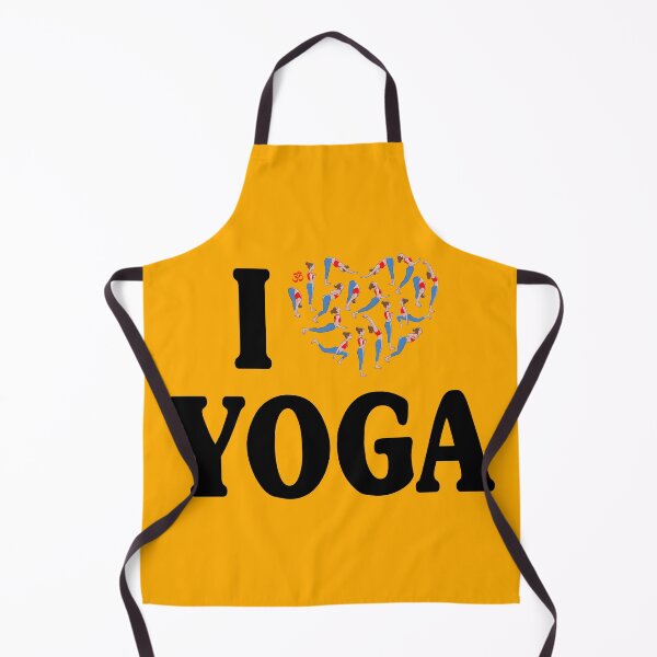 Item preview, I Love Yoga - Heart with Sun Salutation Positions designed and sold by Happy Puppy Print On Demand.