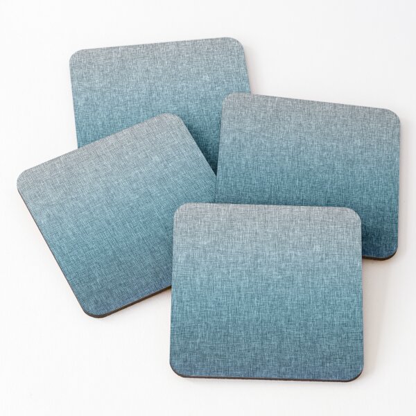 Item preview, Teal Blue Grey Abstract Ombre Crosshatch Pattern designed and sold by jocelynsart.