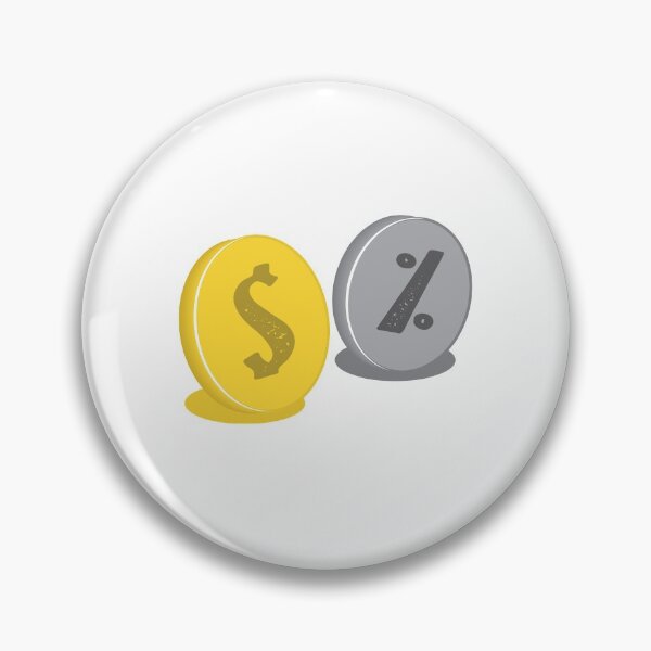 Item preview, Dollars coins and a percentage designed and sold by jazzydevil.