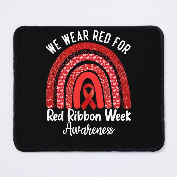 Item preview, We Wear Red For Red Ribbon Week Awareness Rainbow designed and sold by hypertee-design.
