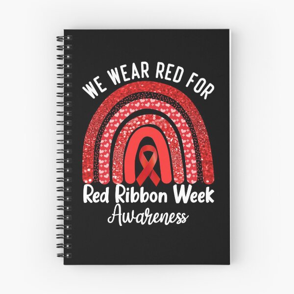 Item preview, We Wear Red For Red Ribbon Week Awareness Rainbow designed and sold by hypertee-design.