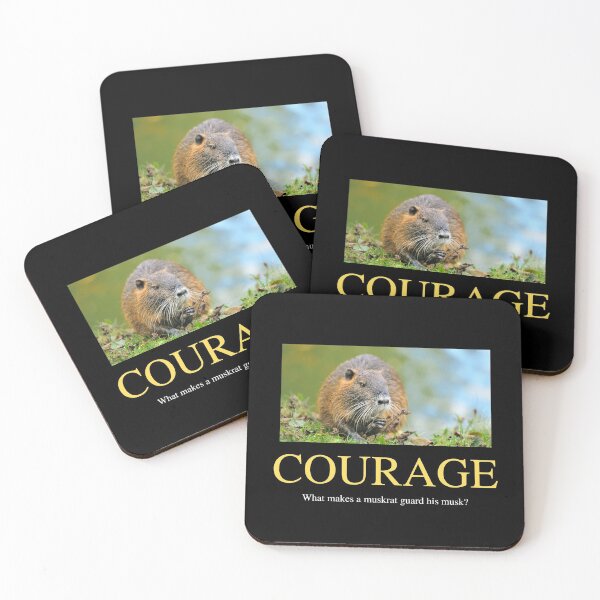 Item preview, Courage - Motivational Poster - Funny designed and sold by Banjoseph.