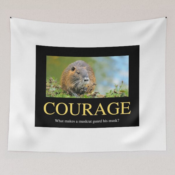 Item preview, Coraje - Póster motivacional - Divertido designed and sold by Banjoseph.