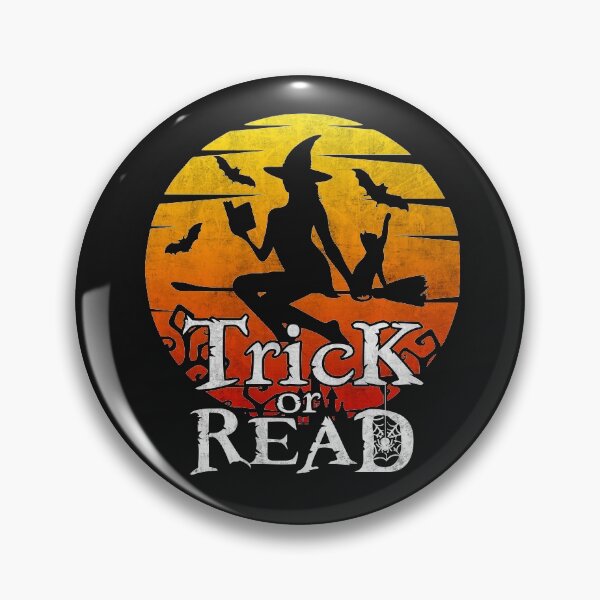 Item preview, Trick or Read Halloween Witch Reading A Book Funny Bookworm Costume  designed and sold by alenaz.