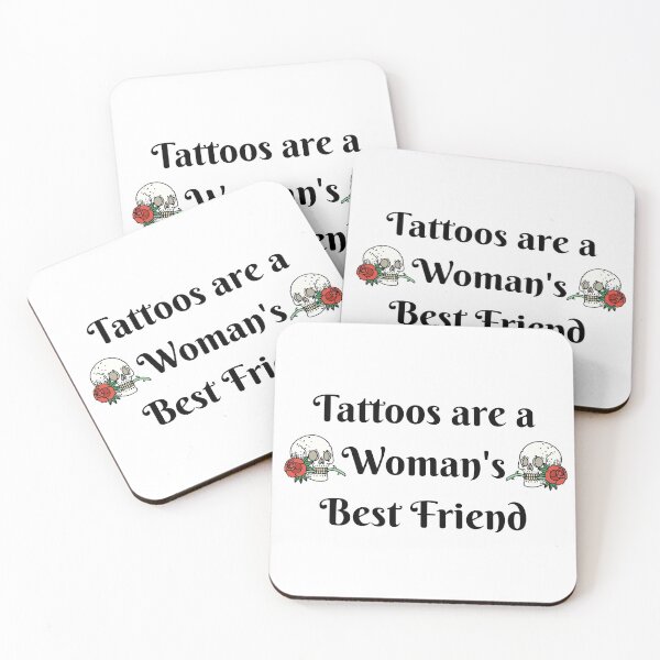 Item preview, Tattoos Are A Woman's Best Friend designed and sold by rosendosen.