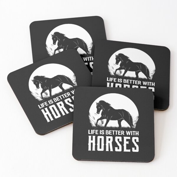 Item preview, Life Is Better With Horses - Alpine Eagle designed and sold by FastTrackPhotog.