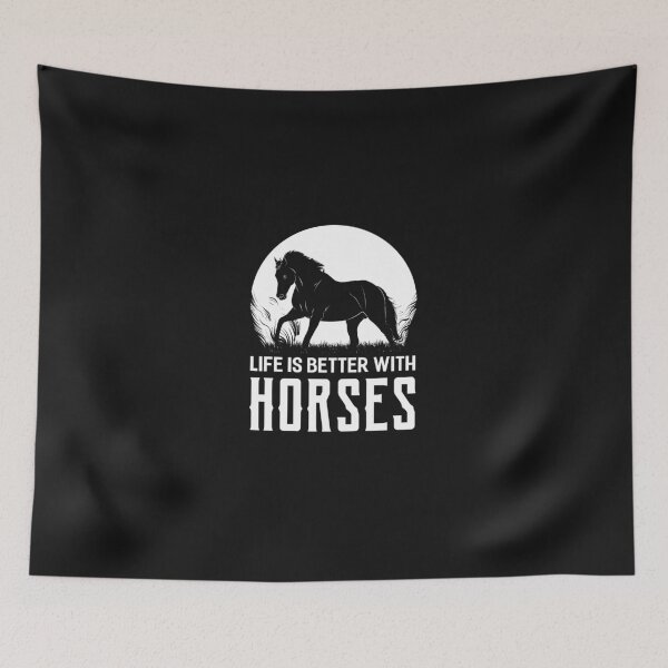 Item preview, Life Is Better With Horses - Alpine Eagle designed and sold by FastTrackPhotog.