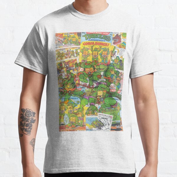 Vintage Comic Teenage Mutant Hero Turtles Classic T-Shirt
