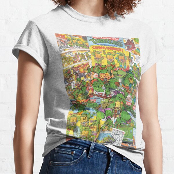 Vintage Comic Teenage Mutant Hero Turtles Classic T-Shirt