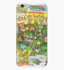 Vintage Comic Teenage Mutant Hero Turtles iPhone Case