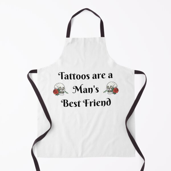 Item preview, Tattoos Are A Man's Best Friend designed and sold by rosendosen.