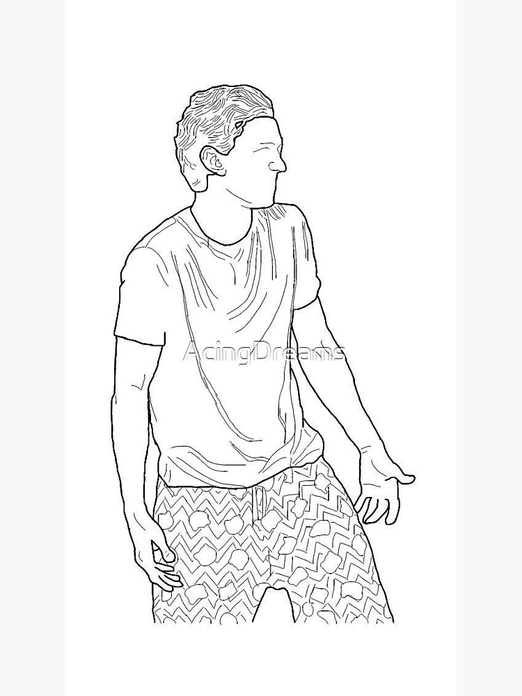 Colored Tom Holland drawing | Tom Holland Amino