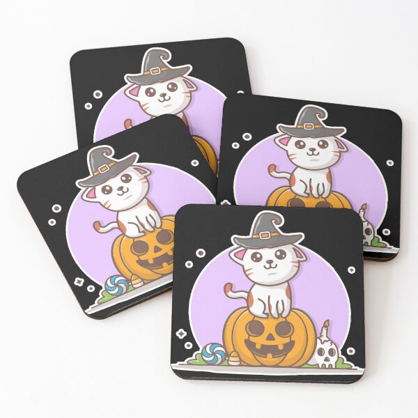 Item preview, witch cat meoween designed and sold by Riazzzy.