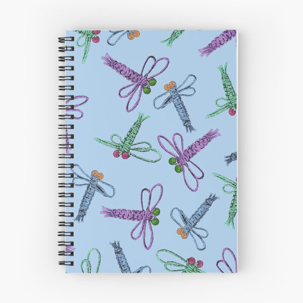 Item preview, Macrame Dragonflies - Blue background designed and sold by Jana Šlesaríková.