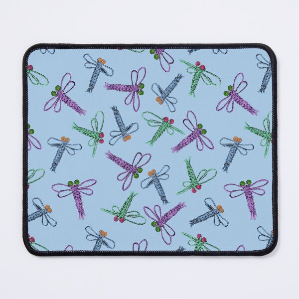 Item preview, Macrame Dragonflies - Blue background designed and sold by Jana Šlesaríková.