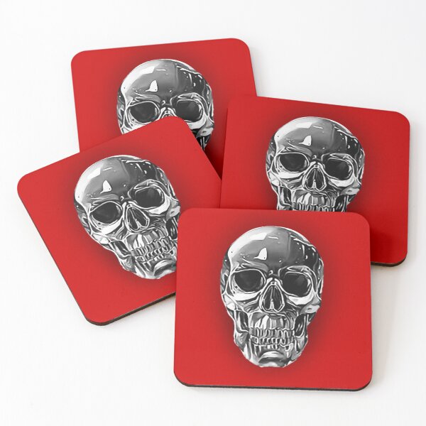 Item preview, Grey skull designed and sold by Gretel Moss.