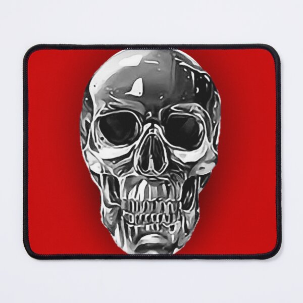 Item preview, Grey skull designed and sold by Gretel Moss.