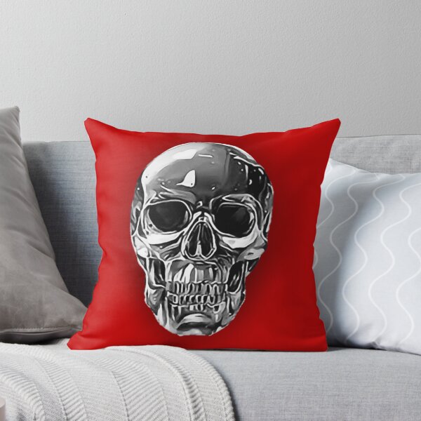 Item preview, Grey skull designed and sold by Gretel Moss.