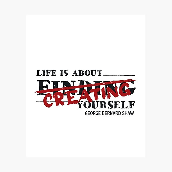 Item preview, Creating Yourself: George Bernard Shaw  designed and sold by TKsuited.