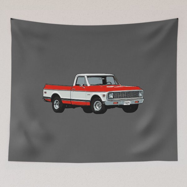 Item preview, 67-72 Red C Truck designed and sold by CoolRide.