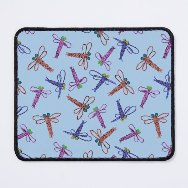 Item preview, Macrame Dragonflies Purple - Blue background designed and sold by Jana Šlesaríková.
