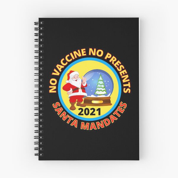Item preview, No Vaccine No Presents Funny Santa Mandates Christmas 2021  designed and sold by RGRamsey.